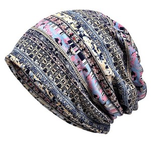 Digital Printed Paisley Pattern Casual Hat 56-58CM Adult Size Custom <b>Beanies</b> New Arrived Customized Unisex Floral <b>Beanie</b> - Product Image 1