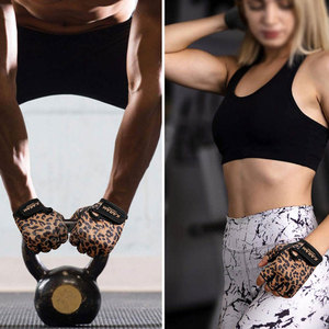 Gants de fitness en cuir sur mesure, sublimation, respirants, demi-doigts, écologiques, doux, de qualité supérieure, unisexes, pour l'entraînement en salle de sport - Product Image 5