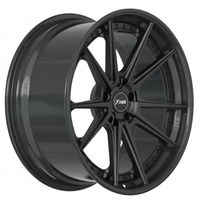 Nuevas llantas de aleación ligeras estilo BBS, forjadas por flujo, cóncavas, multirradio, plateadas mecanizadas, 25 mm, 19-22 pulgadas