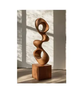 Escultura Moderna de Aluminio Hecha a Mano, Pieza de Arte para Mesa, Decoración Artística Artesanal para Espacios Sofisticados - Product Image 3