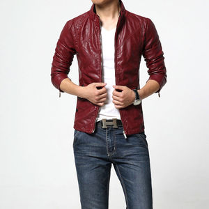 Men <b>yellow</b> zipper Winter Breathable Washed Windbreaker Leather <b>Jacket</b> Sheep High Street Styl Comfortable Zipper Windproof <b>jacket</b> - Product Image 5
