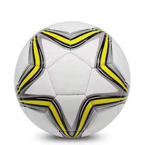 High Quality PU Leather Customized Size Lightweight Durable Eco-Friendly Outdoor Soccer Ball for Training on Cheap <b>Price</b> - Product Image 1