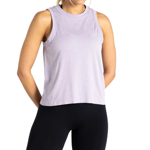 Camiseta Deportiva sin Costuras para Mujer, Tejido Elástico, Sin Mangas, Ajuste Atlético, para Yoga, Gimnasio, Entrenamiento, Venta al por Mayor - Product Image 6