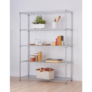 מדפי מתכת 5 קומות למדפי אחסון מדפים לאחסון מדף מוסך כבד מדפי מזווה מדפי מטבח - Product Image 6