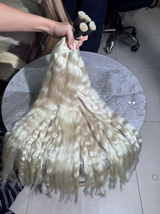 Cheveux vierges vietnamiens en vrac, sans nœuds, naturels, noirs, bouclés fins, qualité bébé, vente en gros - Product Image 2