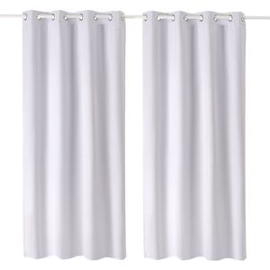 Set di 2 tende oscuranti 84 pollici di lunghezza 52 pollici ciascuna per camere da letto che migliorano la Privacy e il controllo della luce - Product Image 1
