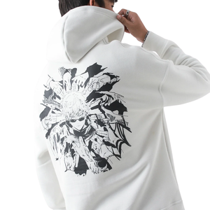 Sweat à capuche personnalisé avec logo imprimé, unisexe, surdimensionné, 100% coton molletonné, pull décontracté, streetwear élégant, chaud, respirant, doux pour l'hiver - Product Image 5