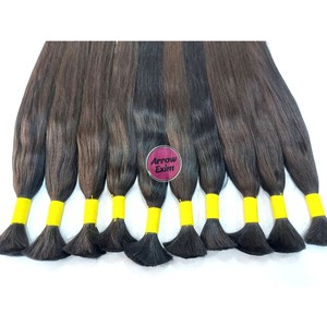 Cabello Humano Virgen Remy Indio Arrow Exim, Liso Sedoso, Doble Trama a Máquina, Color Natural, Todos los Colores para Trenzas - Product Image 5