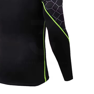 Camiseta Deportiva de Manga Larga para Hombre, Ajustada, Personalizada, Estilo Compresión, Secado Rápido, Spandex/Poliéster, para Profesionales - Product Image 6