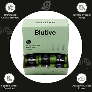 Offre Spéciale sur les Sacs à Déchets pour Animaux de Compagnie Biodégradables et Résistants - Sacs à Crottes pour Chiens Blutive Biodégradables - Présentoir de 63 Unités - Product Image 2