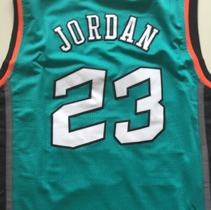 Camiseta de Baloncesto Michael 23 Verde 1996 All-Star, Lista para Enviar, de la Mejor Calidad, Manga Corta, 100% Poliéster Cosido - Product Image 1