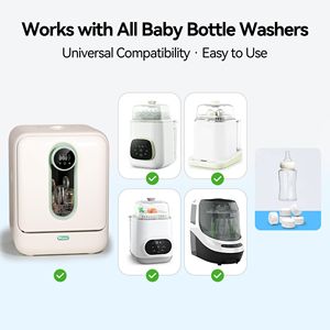 GROWNSY Momcozy 150 Pezzi Detergente Naturale per Biberon Altamente Efficace per la Pulizia di Bottiglie e Pastiglie per il Lavaggio - Product Image 4