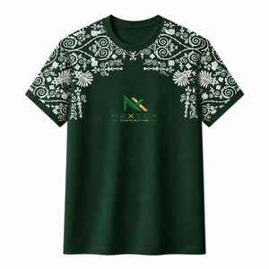 Custom Baroque <b>Paisley</b> Print T-<b>Shirt</b> Men Shoulder Graphic Tee Streetwear Fashion Summer Top - Product Image 5