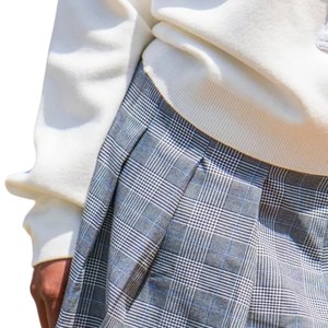 เสื้อสเวตเตอร์ลายหมี Preppy Sigma Gamma Rho สำหรับผู้หญิง สีครีม คอวี ลายกราฟิก สไตล์ลำลองน่ารัก สำหรับชมรมนักศึกษากรีก - Product Image 5