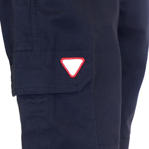 Pantalon cargo en tissu de coton perforé certifié CE, léger, 100 % coton, ignifuge, résistant à la chaleur 1000°C, protection des jambes - Product Image 6