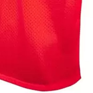 Red Mesh Sleeveless Sports Vest Unisex Breathable Crew Neck Regular Fit Adult All Seasons <b>Jersey</b> - Product Image 2