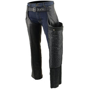 Pantalones de Cuero para Motociclistas Samroz Sports para Hombre - Diseño Personalizable con Logotipo, para Todas las Estaciones, Color Negro, Bolsillos con Cierre, Forro Térmico - Product Image 4