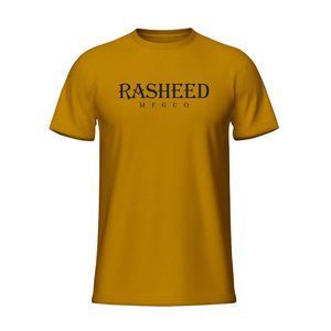 Camiseta de Jersey Casual para Hombre, Cuello Redondo, Corte Regular, con Logotipo Personalizado Impreso en la Parte Delantera, 100% Algodón, Ecológica, de Secado Rápido y Transpirable en Color Negro - Product Image 1