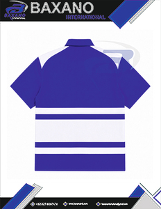 Zeta Phi Beta ZPB Sorority Women's Striped Button <b>Down</b> Shirt Short Sleeve Blue White Color blocking Casual Spring Summer T-shirt - Product Image 6