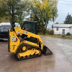 รถแทรกเตอร์ขนาดเล็ก Cat 259D3 พร้อมผานหลังและผานหน้า คุณภาพพรีเมียม พร้อมส่งออก พร้อมปั๊มไฮดรอลิก MOOG - Product Image 2