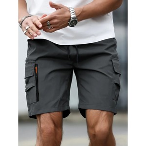 Pantalones Cortos Cargo para Hombre, Pantalones Cortos Casuales Holgados, Bermudas Anchas, Versátiles para Uso Diario al Aire Libre, Pantalones Cortos para Hombre para el Verano - Product Image 6