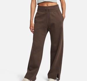 Pantalon de survêtement pour femme, coupe droite, en mélange de coton, prix usine OEM, fournisseur en gros - Product Image 1