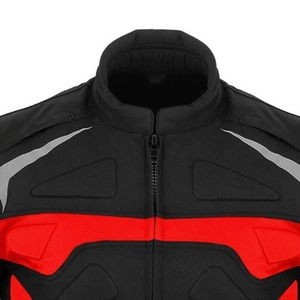 Men's Breathable Cardura Motorbike <b>Racing</b> <b>Jacket</b> High Quality Customizable Full Sleeve Riding Wear Black & Red Cadura <b>Jacket</b> Men - Product Image 2