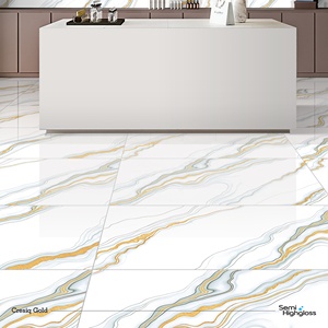 กระเบื้องหรูหราดีไซน์ทันสมัยเคลือบเงาสูง600x1200สำหรับพื้นโรงแรมและห้างสรรพสินค้าและผนังเสริมอย่างมีสไตล์สำหรับซูเปอร์มาร์เก็ต - Product Image 5