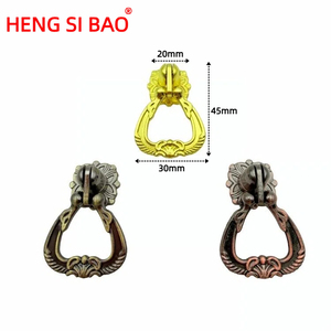 Hot Sale Vintage <strong>Gold</strong> <strong>Drawer</strong> <strong>Pulls</strong> Solid Metal Smooth Surface Home Furniture Cabinet Decorative Handles - Product Image 2