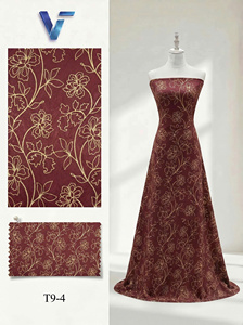 Tela de Chifón Floral de 150/160 cm, Ligera y Transparente, 100% Poliéster, Transpirable, 60 g/m², para Vestidos de Novia, Modelo 8027 - Product Image 4