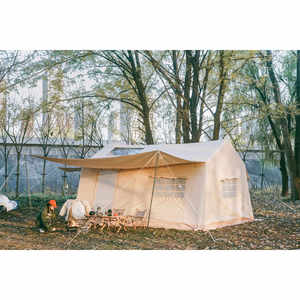 เต็นท์เป่าลมแบบ3-4คนพร้อมผ้าใบกันน้ำกันรังสียูวีติดตั้งง่ายสำหรับการตั้งแคมป์กลางแจ้งและการผจญภัย - Product Image 2