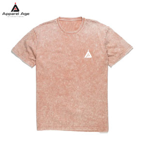 บริการ OEM เสื้อยืดทรงหลวมพิมพ์ลายตามสั่งสำหรับผู้ชาย ผ้าฝ้าย 100% ขายส่งราคาถูก เสื้อยืดผู้ชายแบบย้อมสีเอซิด - Product Image 1
