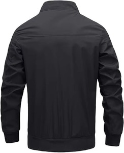 เสื้อแจ็คเก็ตวาร์ซิตี้ไซส์ใหญ่สำหรับผู้ชาย ขายส่งเสื้อแจ็คเก็ตวาร์ซิตี้แบบเรียบ ปักโลโก้ได้ตามสั่ง เสื้อแจ็คเก็ตเบสบอลแบบเรียบสำหรับผู้ชาย - Product Image 5