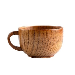 Rustic Wooden Mug Handmade Solid Wood Coffee <b>Cup</b> Natural Finish Eco Friendly Drinkware for Daily Use - Product Image 4