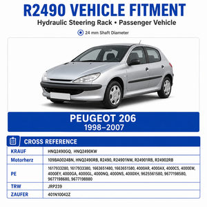 Crémaillère <span class=keywords><strong>de</strong></span> direction assistée hydraulique LHD 4000.EW 4000AR 4000CS 4000EY pour <span class=keywords><strong>Peugeot</strong></span> <span class=keywords><strong>206</strong></span> - Product Image 5