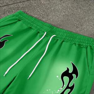 Ensemble deux pièces d'été personnalisé en gros pour hommes : T-shirt à manches courtes et short en coton, décontracté, grande taille, fournisseur OEM. - Product Image 4