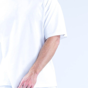 Camiseta de Algodón Oversize para Hombre con Logo Personalizado, Estilo Urbano High Street, Ajuste Holgado Casual, Lavado Vintage, Tejido Pesado, Top de Moda Liso - Product Image 3