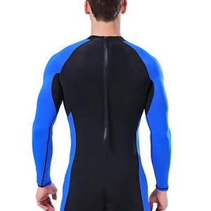 Maillot de bain une pièce pour hommes, maillot de bain complet à manches longues, extensible, à séchage rapide, pour la plage, le surf, la plongée - Product Image 3