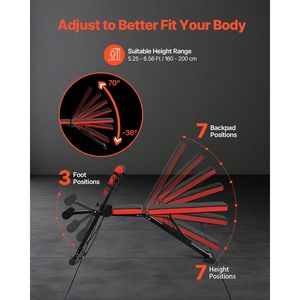 770 Lbs Adjustable <b>Foldable</b> Multi-Functional Full Body Workout Equipment Roman Chair Hyperextension & <b>Weight</b> <b>Bench</b> - Product Image 4
