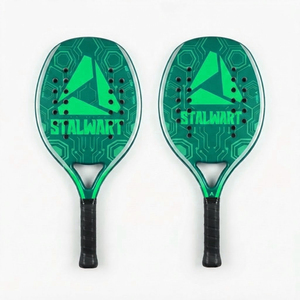 Raquette de pickleball Stalwart, forme standard, sans bordure, 40 trous, poignée antidérapante, noyau en bois de peuplier, durable, légère, équipement solide - Product Image 4