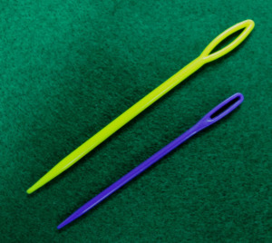 Aguja para lana AA0090 (dos tamaños) Excelente diseño nuevo al por mayor Aguja para coser a mano con hilo de lana con dos tamaños - Product Image 2