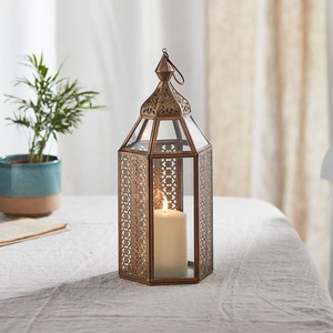 Decorative Moroccan Customised Decorative <b>Outdoor</b> Indoor Metal <b>Candle</b> <b>Lanterns</b> Farmhouse Floor & Hanging Moroccan <b>Candle</b> <b>Lantern</b> - Product Image 1