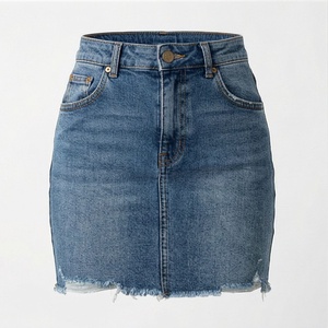 Último Diseño OEM, Shorts de Mezclilla Desgarrados de Algodón, Estilo Femenino, Transpirables, Jeans para Mujer, Ropa Casual de Verano para Chicas - Product Image 1