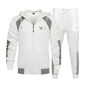 Custom Manufacturer Women Fleece Winter Tracksuit 100% Cotton Oversized Logo Full Zip up <b>Hoodie</b> and Jogger Set Plus Size - Product Image 5
