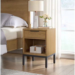 Modern Scandinavian Solid Wood Bedroom Set Queen Size with Storage <b>Drawers</b> and Matching Furniture - Product Image 3