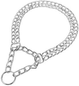 Chaîne pour chien en métal torsadé réglable, conçue pour un contrôle sécurisé, robuste, durable et confortable pour les chiens - Product Image 6
