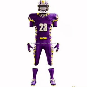 Uniforme de fútbol americano personalizable de alta calidad para hombres, impresión por sublimación de secado rápido, recién llegado, conjunto de Jersey para adultos - Product Image 1