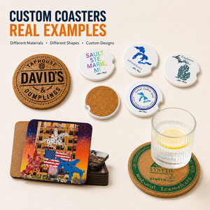 Custom Logo Car <b>Coasters</b> Wholesale OEM Manufacturer <b>Ceramic</b> Eco-Friendly 66mm Rectangle Classic Low MOQ - Product Image 6