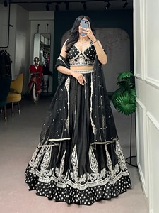 Designer Naysha Silk Embroidered <b>Lehenga</b> Choli Set for <b>Women</b> - Product Image 4