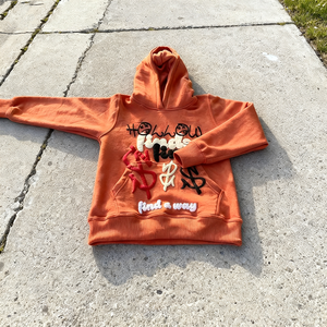 Nesta Sports Vintage Heavyweight 3D Puff Hoodie Unisexe Coupe Courte Ajustée Oversize Imprimé Lettres en Mousse Hiver - Product Image 4